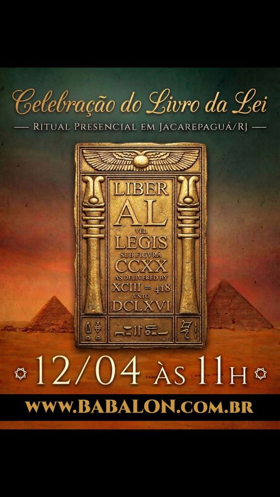 Missa em Celebração aos 3 dias da Escrita do Livro da Lei